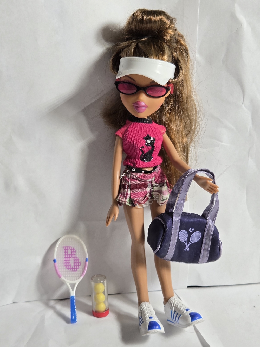 2005 Bratz Play Sportz Tennis Ace Fianna Doll 2nd Edition w/ ACCESSORIES